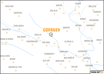 map of Gōradē [1]