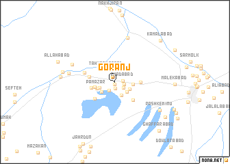 map of Goranj