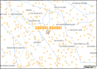 map of Gorān Lashāri