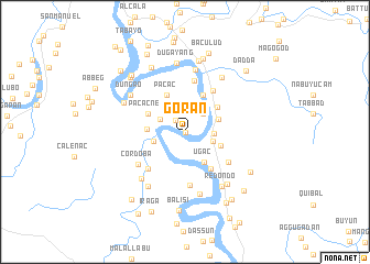 map of Goran