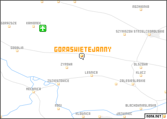 map of Góra Świętej Anny