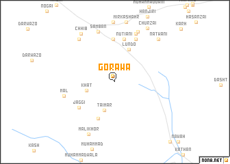 map of Gorāwa
