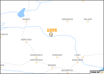 map of Gora