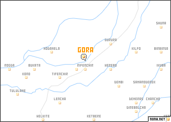 map of Gora