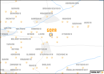 map of Gora