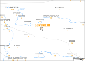 map of Gorbachi