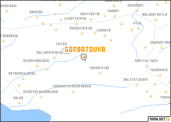 map of Gorbatovka