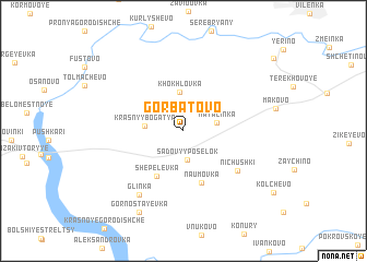 map of Gorbatovo