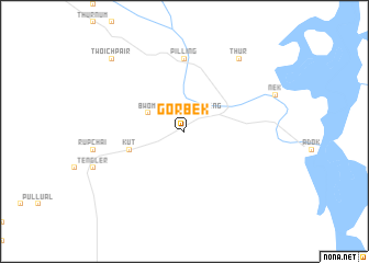 map of Gorbek