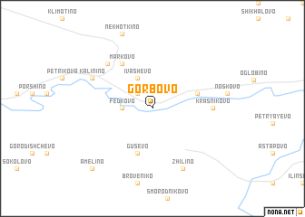 map of Gorbovo