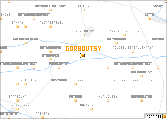 map of Gorbovtsy