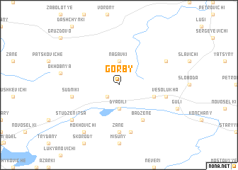 map of Gorby