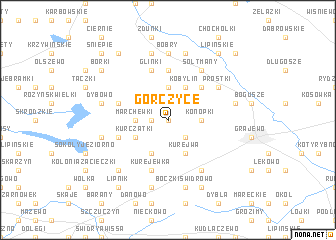 map of Gorczyce