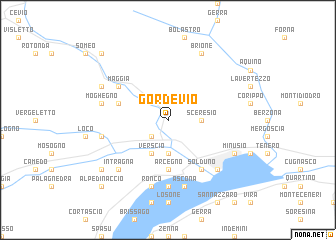 map of Gordevio