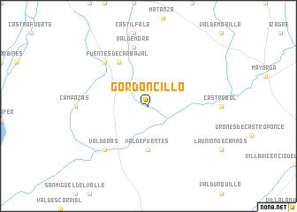 map of Gordoncillo