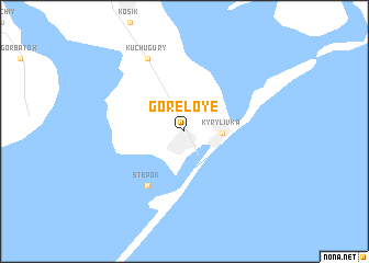 map of Goreloye