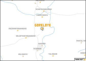 map of Goreloye