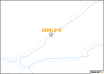 map of Goreloye