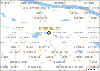 map of Goreń Duży