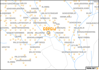 map of Gorgīj