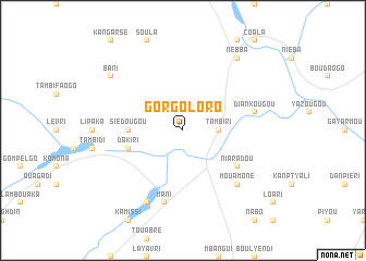 map of Gorgoloro
