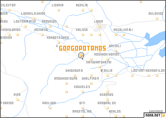 map of Gorgopótamos