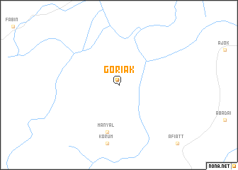 map of Goriak