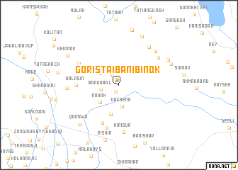 map of Gorista-i Bāni Binōk