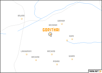 map of Gorīthai