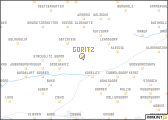 map of Göritz