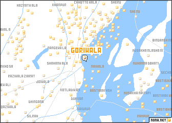 map of Gorīwāla