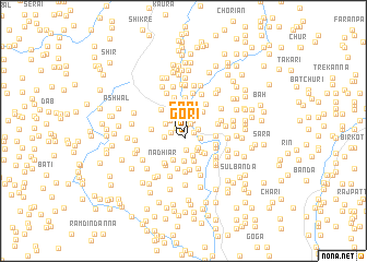 map of Gori