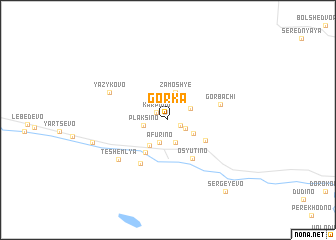 map of Gorka