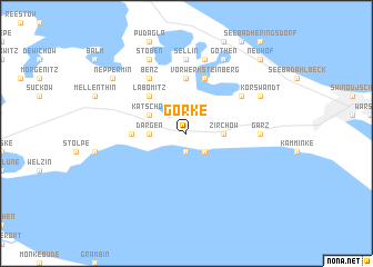 map of Görke