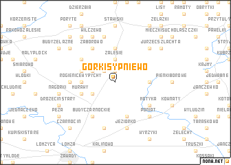 map of Górki Sypniewo