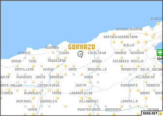 map of Gormazo
