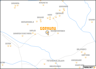 map of Gormūnū