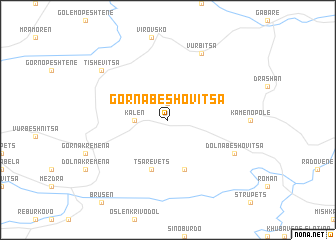 map of Gorna Beshovitsa