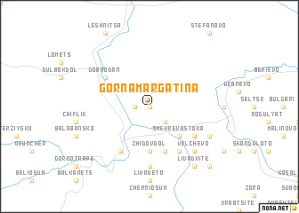 map of Gorna Margatina