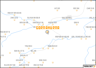 map of Gorna Murna