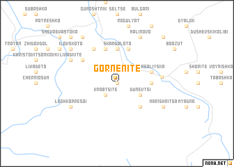 map of Gornenite