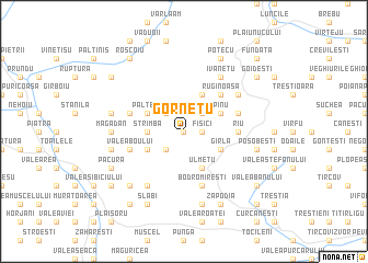 map of Gornetu