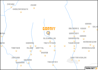 map of Gorniy