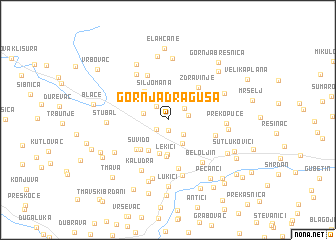 map of Gornja Draguša