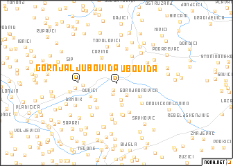 map of Gornja Ljuboviđa