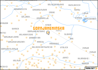 map of Gornja Meminska