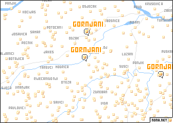 map of Gornjani