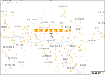 map of Gornje Ocrkavlje