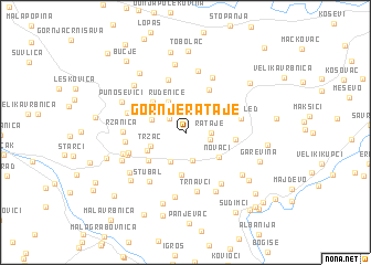 map of Gornje Rataje