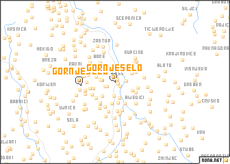 map of (( Gornje Selo ))